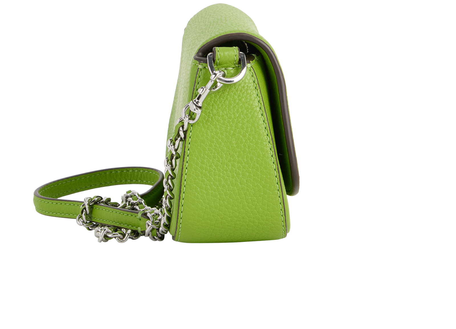 Britten Convertible Crossbody, &pound;175, Handbags, Green, Leather, Side view